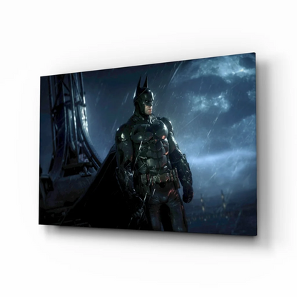 Batman Armored Suit Canvas Wall Art Stormy Night Print | Insigneart USA | vintageantiquesgifts.com