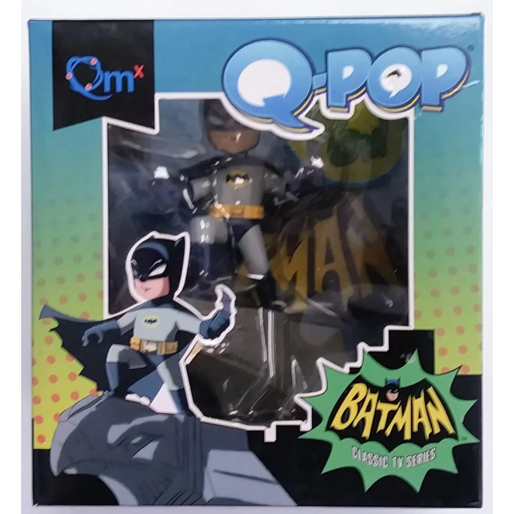 Batman Q-Pop figure in classic TV series design with gray costume