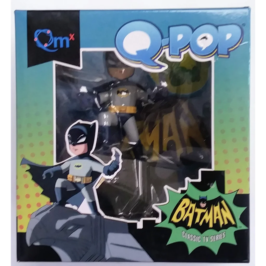 Batman Q-Pop figure in classic TV series design with gray costume