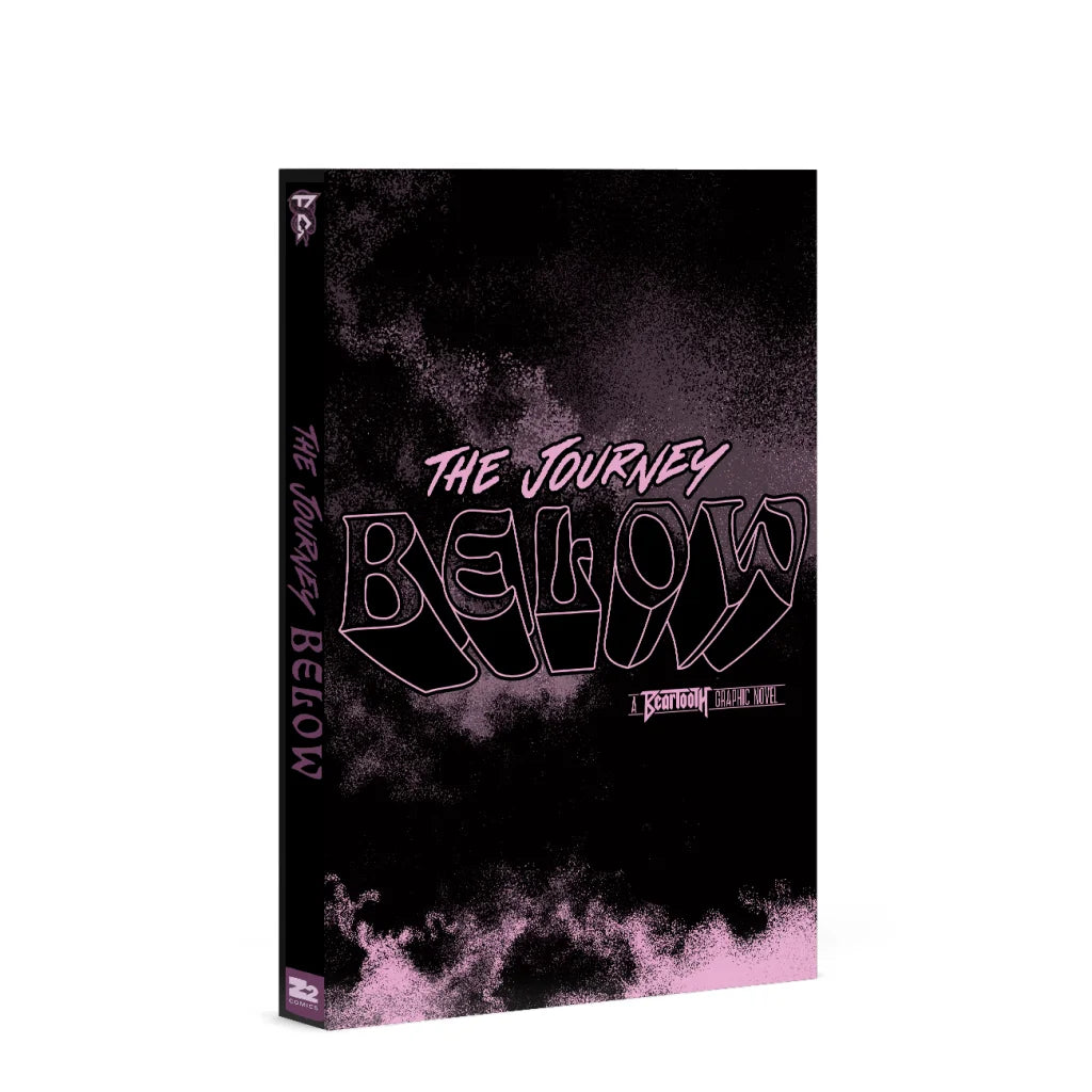 Black and pink Tony Lee Beartooth Below Deluxe Graphic Novel cover with bold 3D text