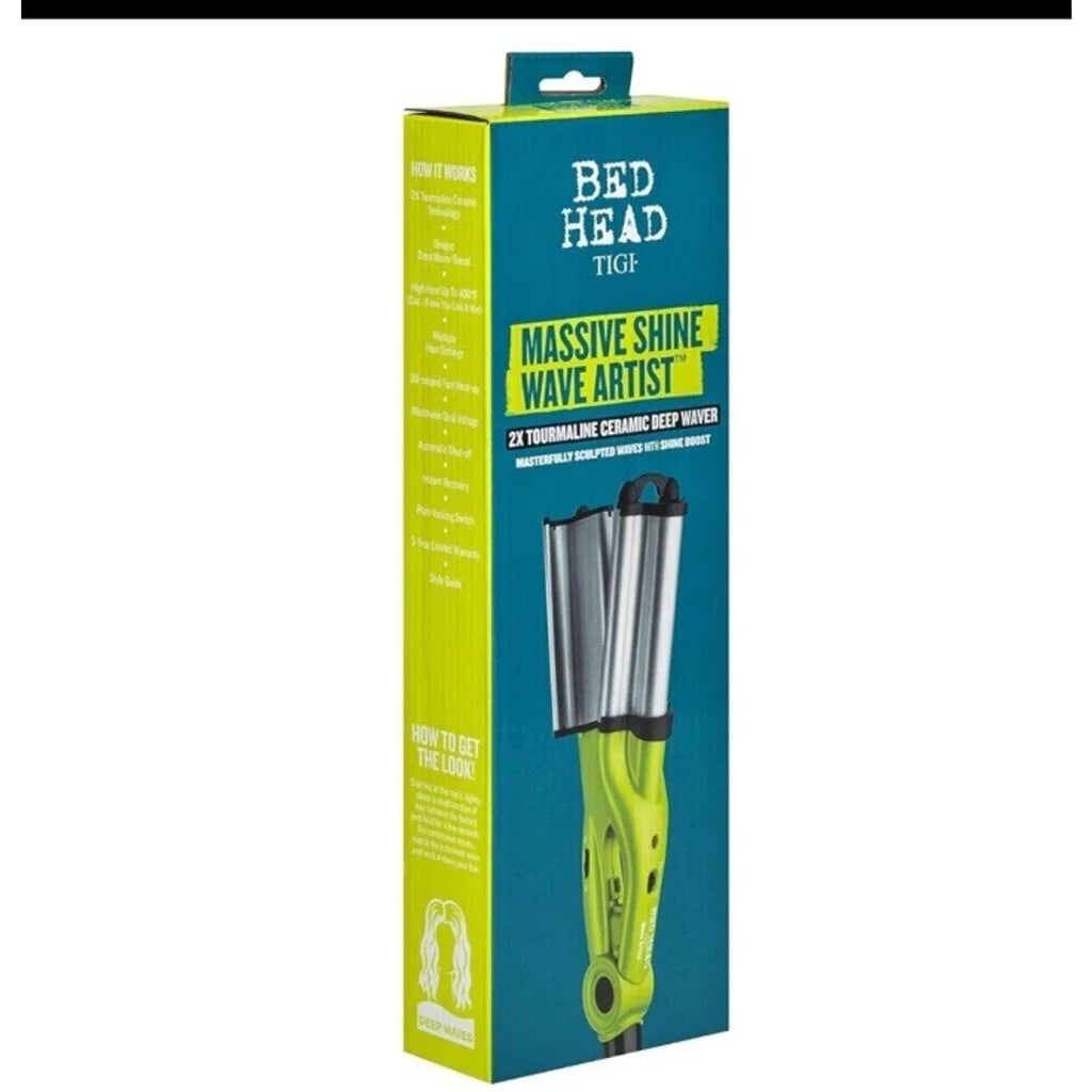 Lime green Bed Head Wave Artist Deep Waver with tourmaline plates