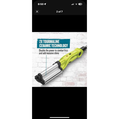 Bed Head Wave Artist deep waver in lime green black 2x tourmaline