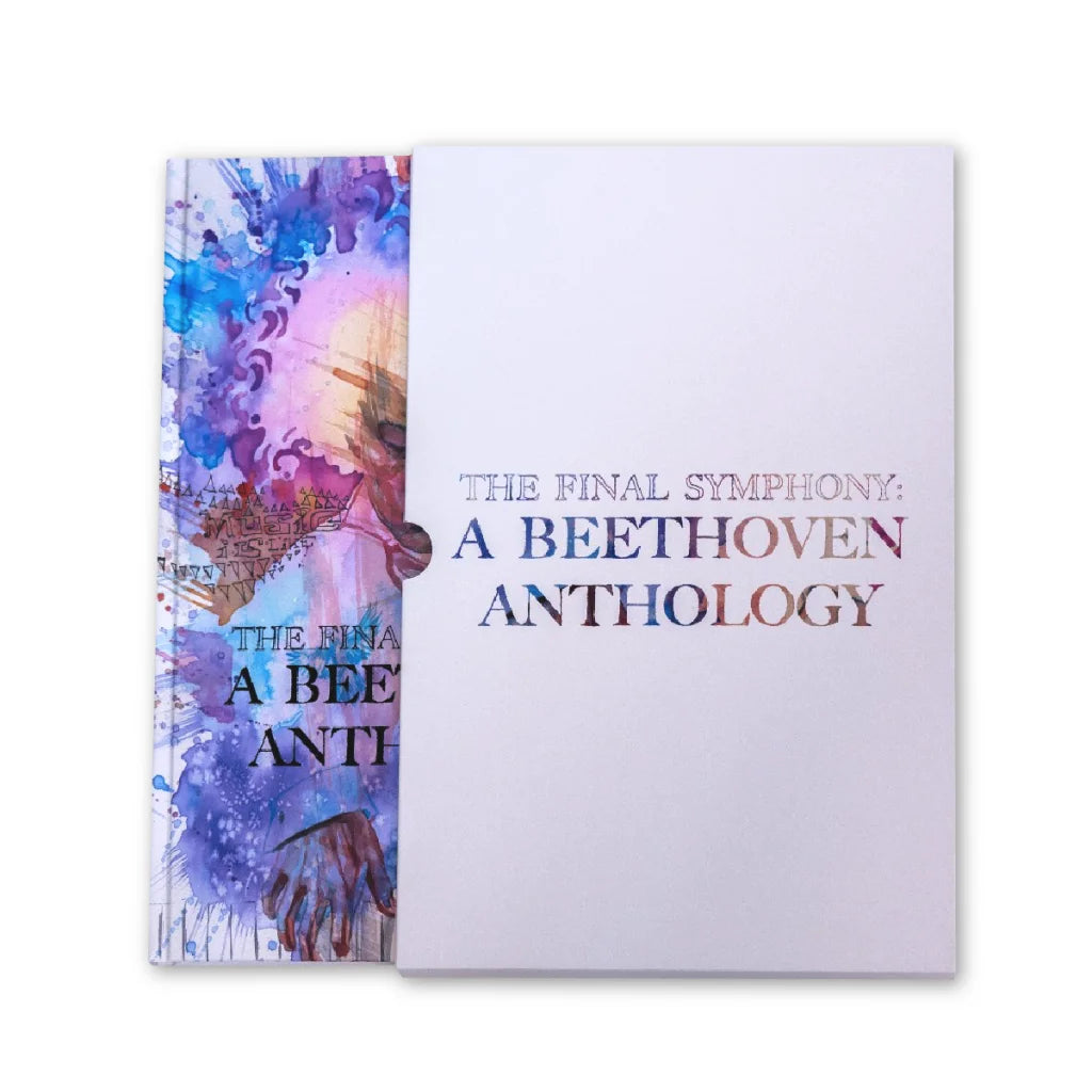 Beethoven Anthology Final Symphony hardcover graphic novel set with vibrant watercolor artwork