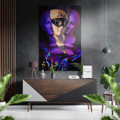 Stunning Rainbow Art on Brushed Aluminium Dibond Print | Insigneart USA | vintageantiquesgifts.com