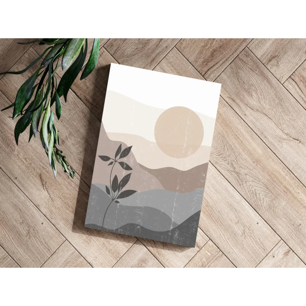 Insigne aluminum prints minimalist mountain landscape art