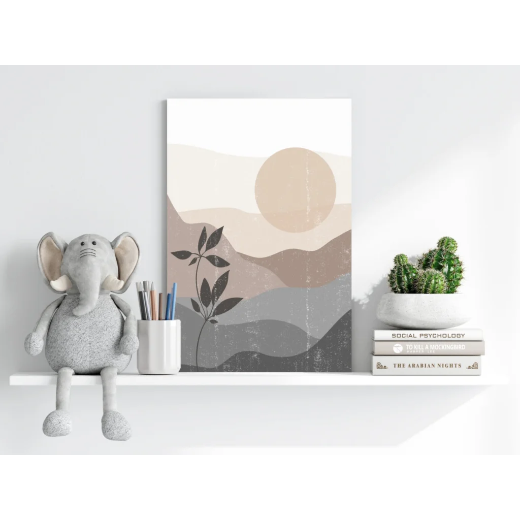 Insigne aluminum prints: minimalist mountain landscape art