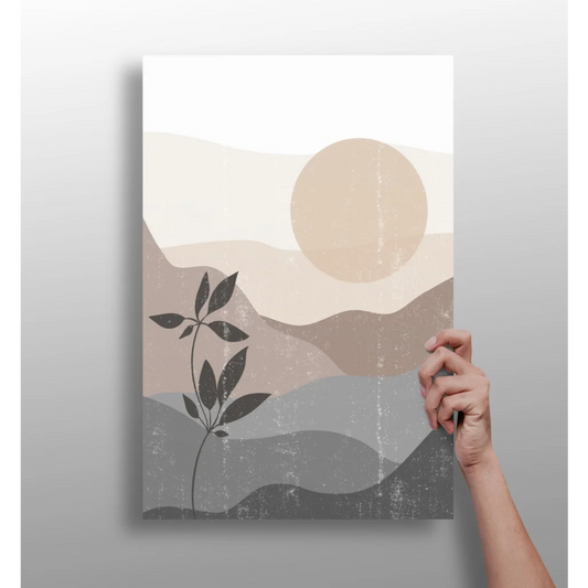 Insigne Aluminum Prints Minimalist Mountain Landscape Art | Insigneart USA | vintageantiquesgifts.com