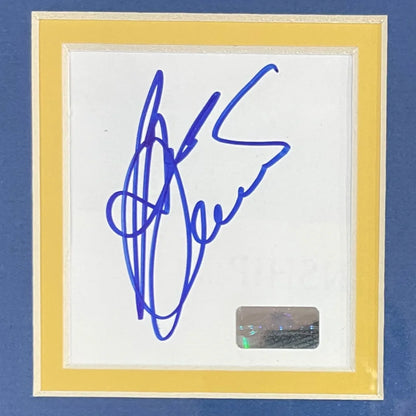 Ben Crenshaw autographed 1995 Masters Signature Series frame with blue ink signature