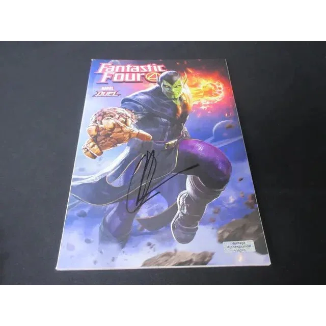 Ben Mendelsohn signed Fantastic Four comic book with dynamic cover and certificate