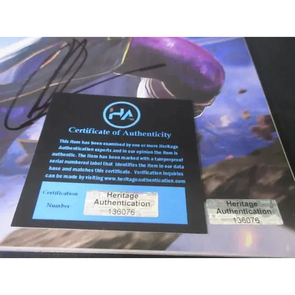 Ben Mendelsohn signed comic book with authentic artwork and certificate of authenticity