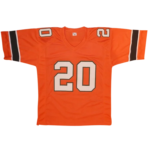 Bernie Kosar autographed orange Miami #20 jersey with private signing