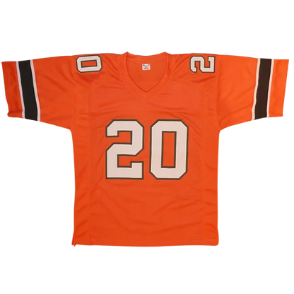 Bernie Kosar autographed orange Miami #20 jersey with private signing