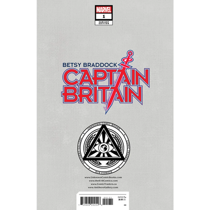 Comic book featuring Betsy Braddock as Captain Britain by Tini Howard