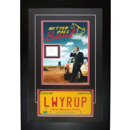 Deluxe framed Better Call Saul movie poster with Bob Odenkirk autograph