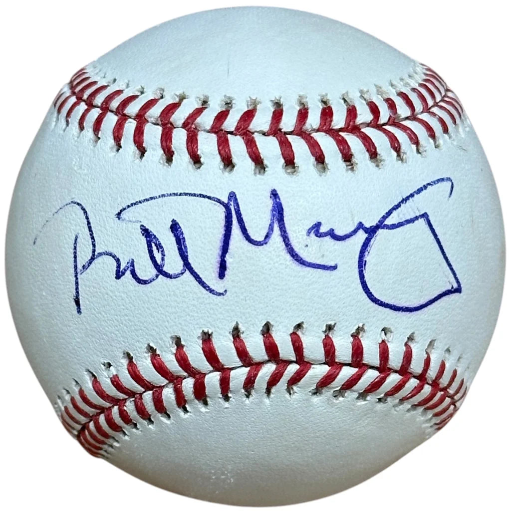 Bill Murray autographed white MLB baseball with red stitching and JSA