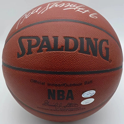 Bill Russell autographed Spalding NBA basketball, official indoor/outdoor