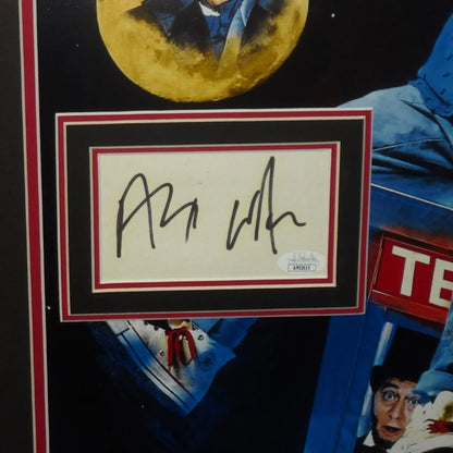 Deluxe framed Bill and Ted’s Excellent Adventure movie poster with Keanu Reeves and Alex Winter autographs