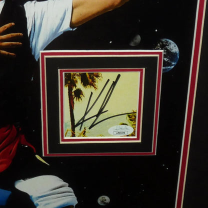 Deluxe framed Bill and Ted’s Excellent Adventure movie poster with Keanu Reeves and Alex Winter autographs