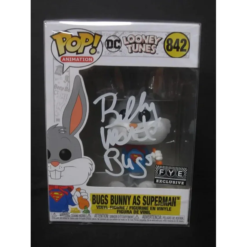 Autographed Funko Pop Bugs Bunny as Superman by Billy West collectible product