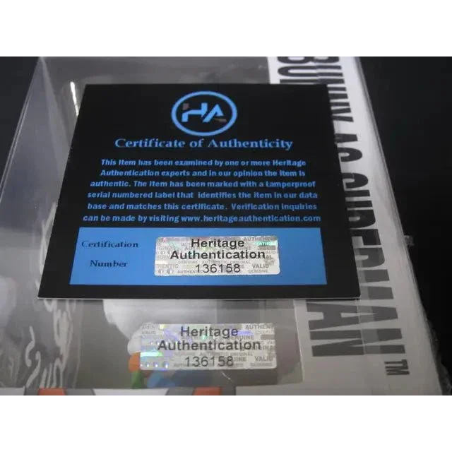 Heritage Authentication Certificate with serial 136158 for Billy West Bugs Bunny Funko Pop
