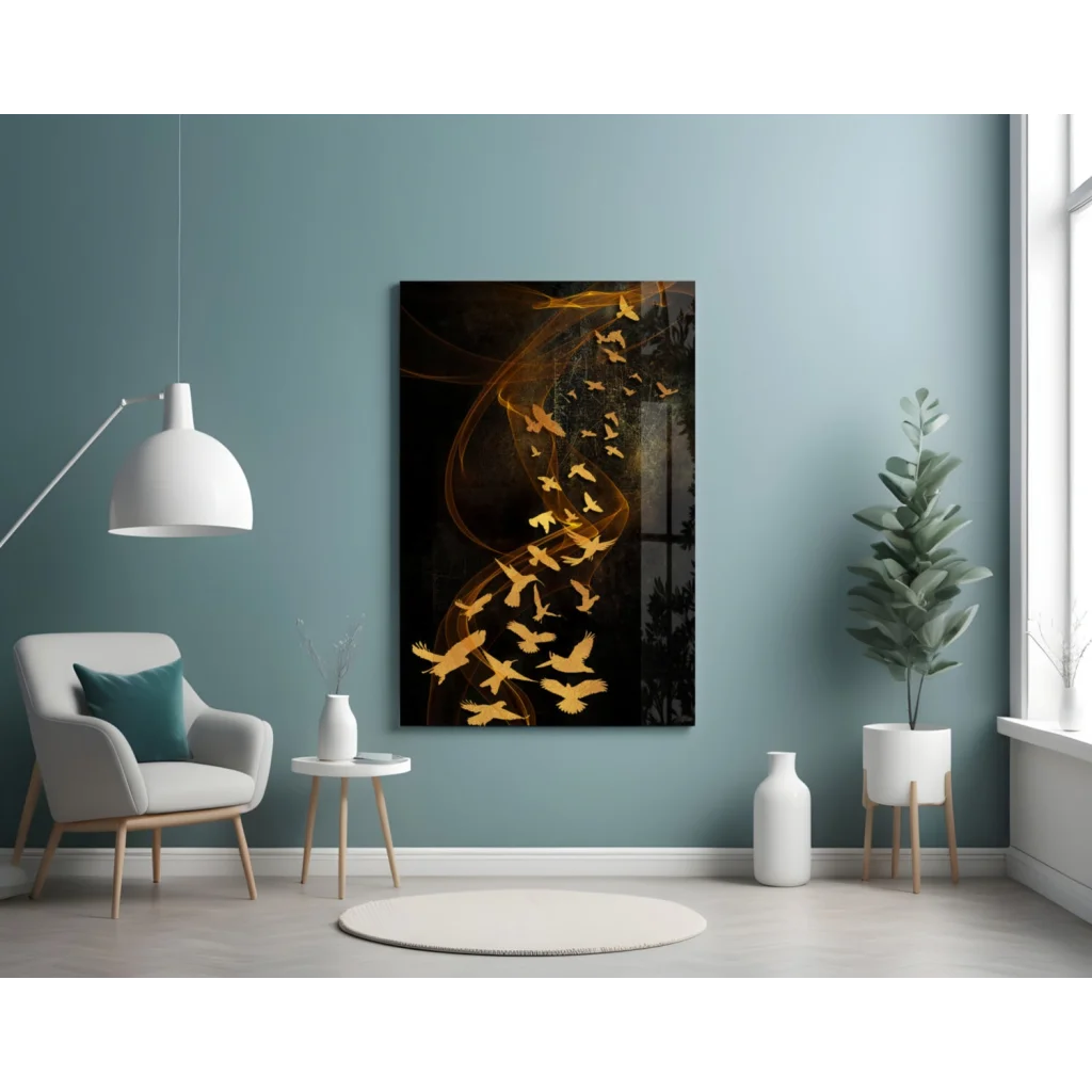 Stunning Glass Wall Art to Transform Your Space | Contemporary Home Wall Art | vintageantiquesgifts.com
