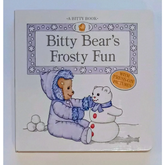 Bitty Baby board book Frosty Fun with press-on pictures