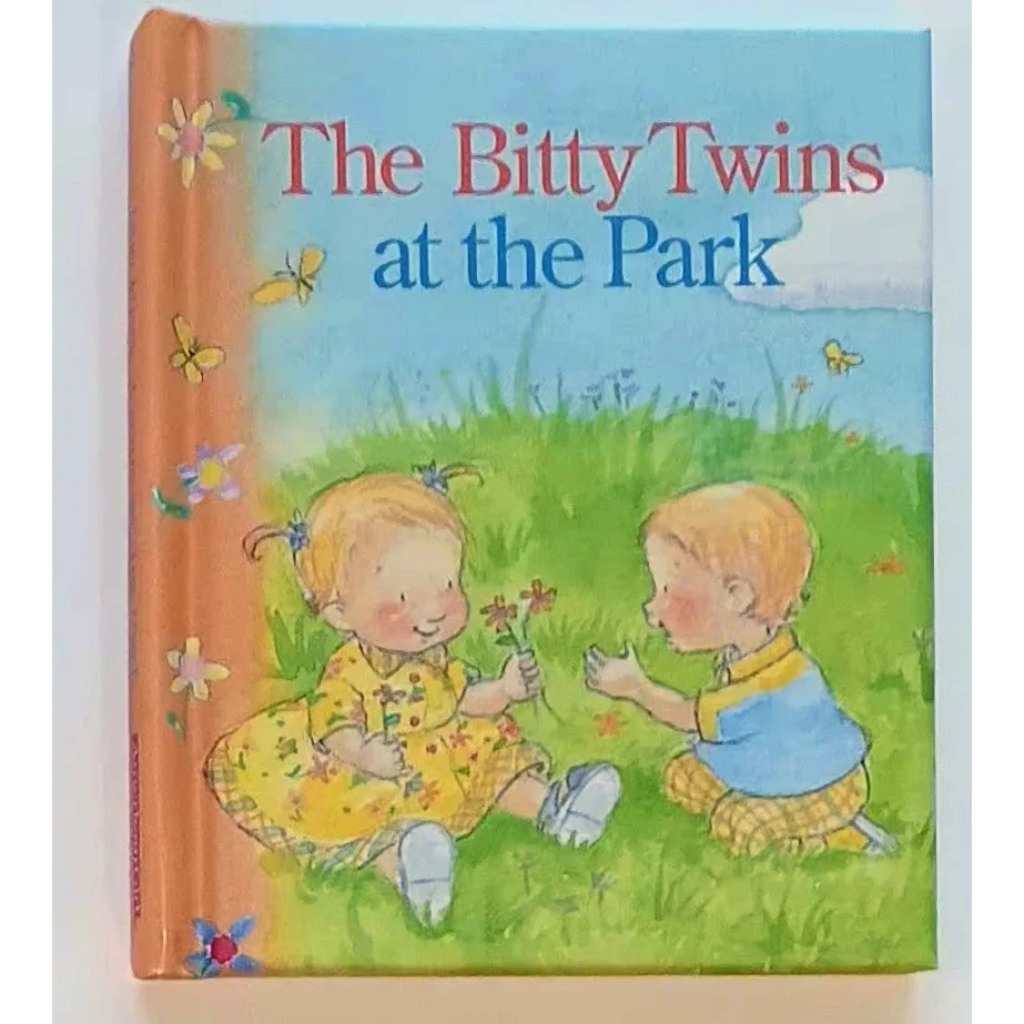 Bitty Twins in yellow and blue park adventure, Bitty Baby book 2003