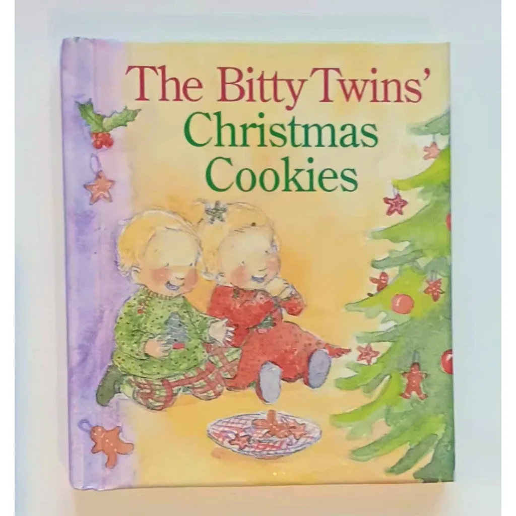 Bitty Twins Christmas Cookies Baby HC Bitty book cover with festive jar