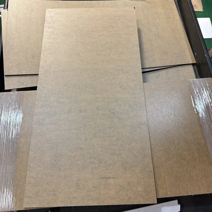 Black acrylic sheet 12x24 1/8 inch thick plexiglass beige textured back