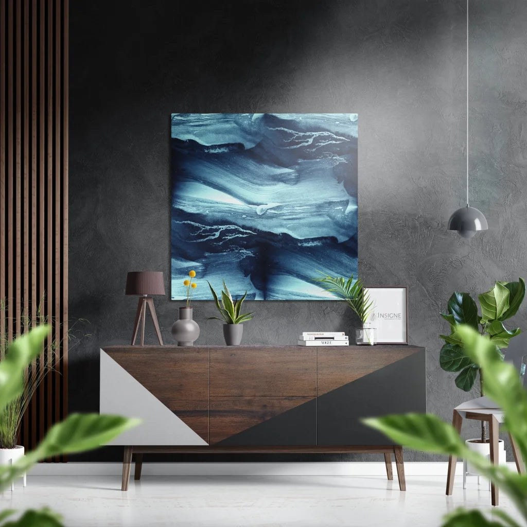 Stunning Ocean Wave Art on Brushed Aluminium Dibond Print | Insigneart USA | vintageantiquesgifts.com