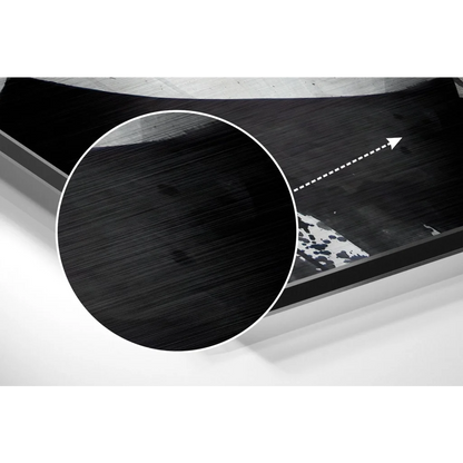 Stunning Brushed Aluminium Dibond Wall Art in Black | Modern Wall Art Decor | vintageantiquesgifts.com