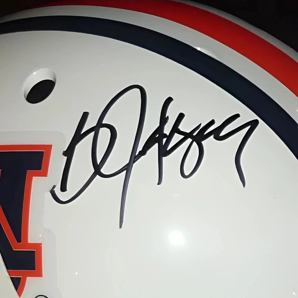 Bo Jackson autographed Auburn Tigers deluxe replica helmet with orange design