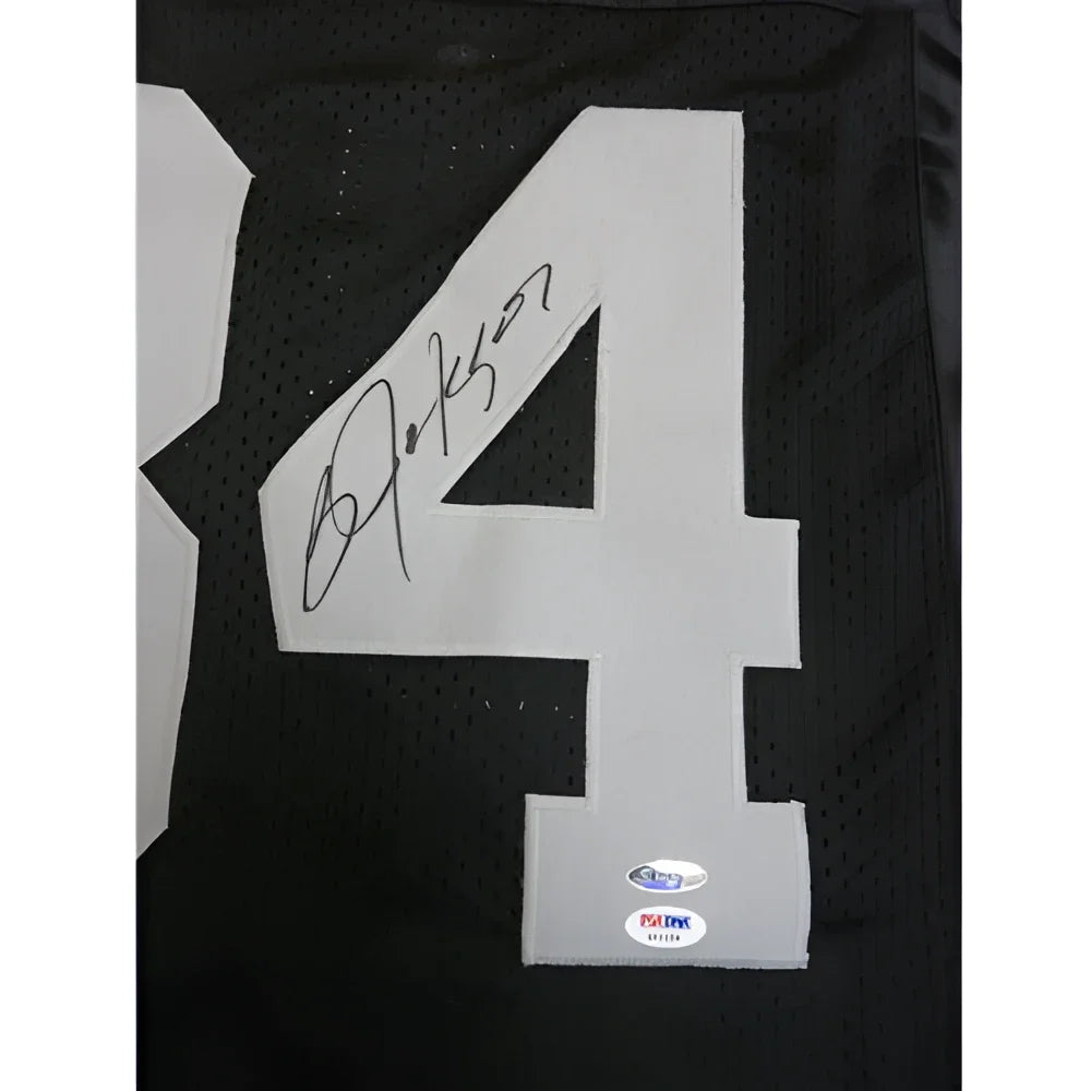 Bo Jackson autographed Oakland Raiders black #34 jersey from private signing