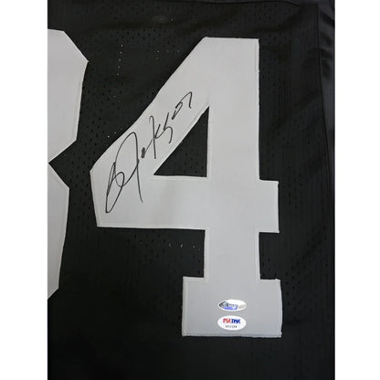 Bo Jackson autographed Oakland Raiders black #34 jersey from private signing