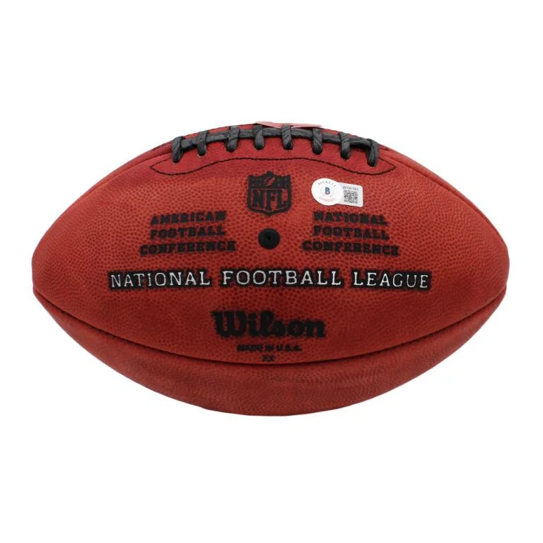 Bo Jackson signed Wilson Duke Metallic Heisman NFL football