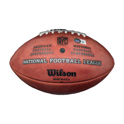 Bo Jackson signed Wilson Duke official NFL football Heisman 85