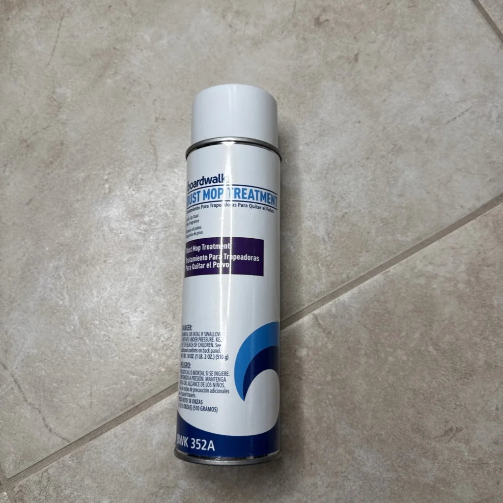 Boardwalk 352AEA 18 oz pine scent spray dust mop treatment aerosol can