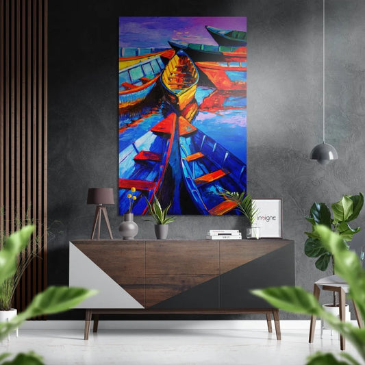 Bold Abstract Art on Brushed Aluminium Dibond | Insigneart USA | vintageantiquesgifts.com
