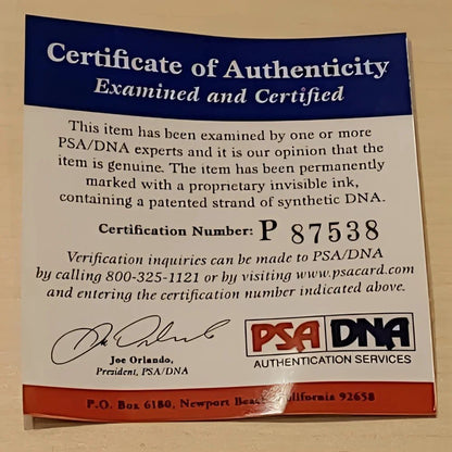 Bob Cousy signed NBA basketball with PSA DNA certified certificate