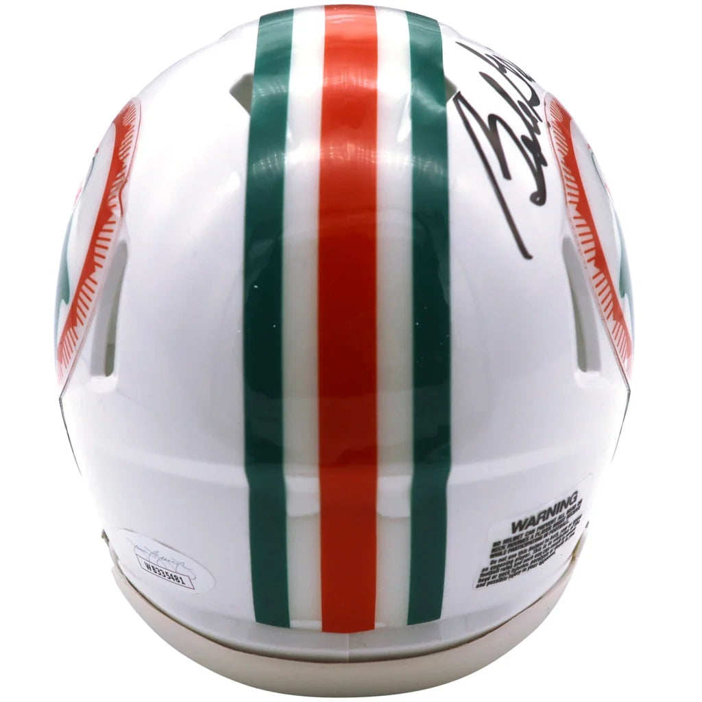 Bob Griese autographed Miami Dolphins throwback 1972 mini helmet