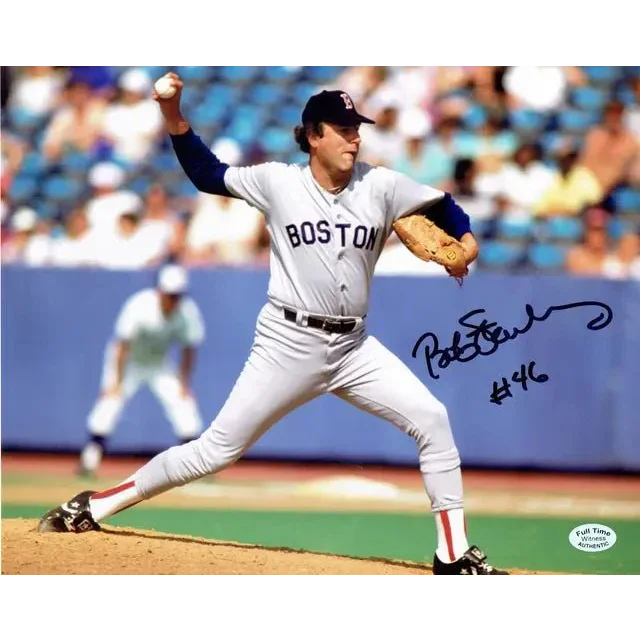 Autographed Bob Stanley Boston Red Sox 8x10 photo with certificate perfect for Red Sox fans