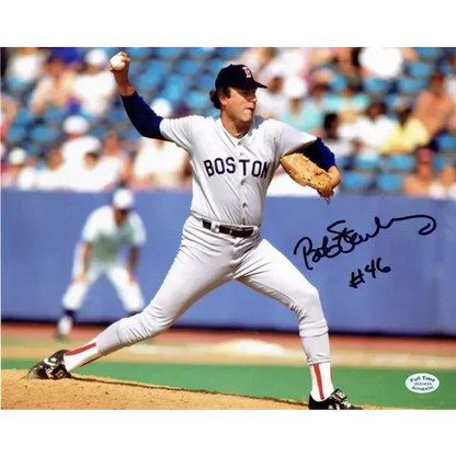 Autographed Bob Stanley Boston Red Sox 8x10 photo with certificate perfect for Red Sox fans
