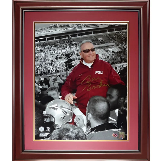 Bobby Bowden autographed Florida State FSU Seminoles framed photo