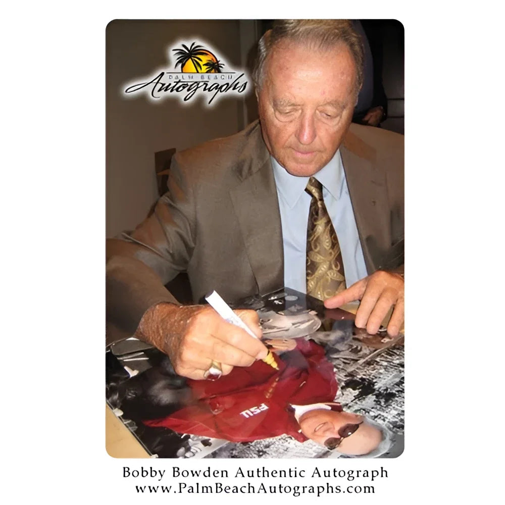 Bobby Bowden autographed Florida State FSU jersey with Tusc embroidery
