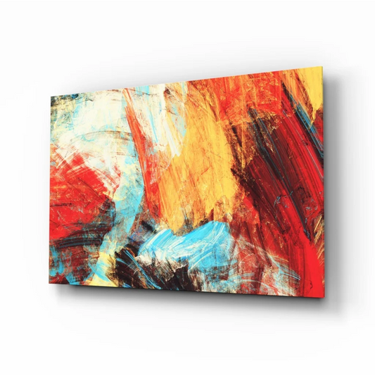 Bold Abstract Canvas Wall Art with Explosive Color Energy | Insigneart USA | vintageantiquesgifts.com