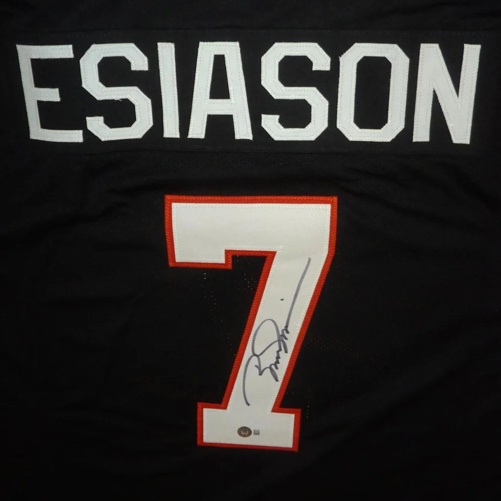 Boomer Esiason autographed Cincinnati black #7 jersey