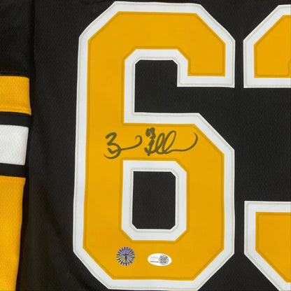 Brad Marchand autographed Boston Bruins black 100th anniversary jersey with number 63