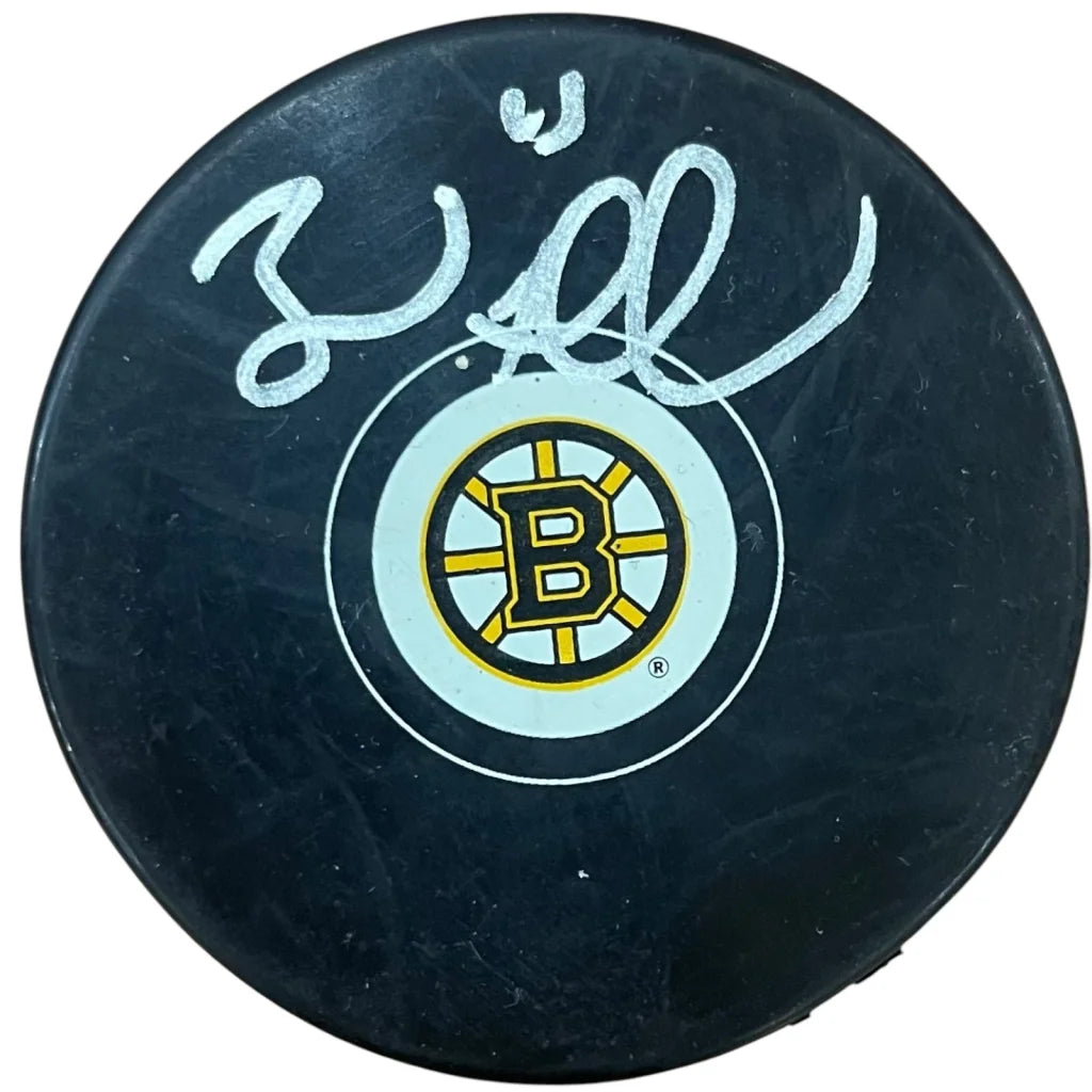 Brad Marchand autographed Boston Bruins hockey puck with JSA