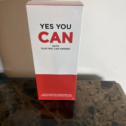 Kitchen Mama Yes You Can one-touch electric can opener white box