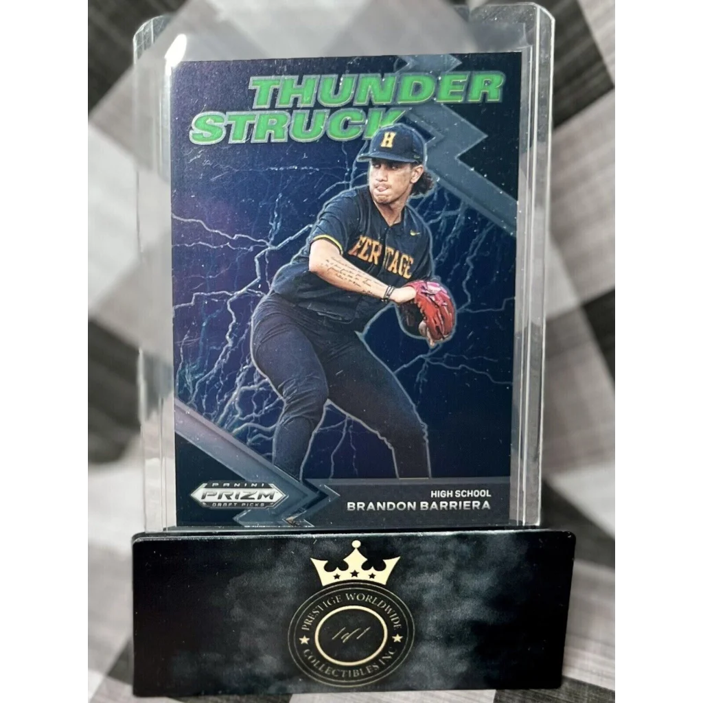 Brandon Barriera Lightning Prizm Card from Prestige Worldwide Collectibles